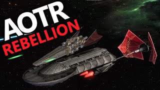 ATTACKED at The Wheel Star Wars Empire at War AOTR Mod Rebellion S4 Ep80 [upl. by Arremat]