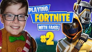 Playing Fortnite with FANS 2 [upl. by Lynsey]