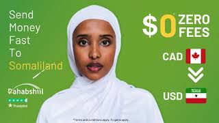 Send Money from Canada to Somaliland  Dahabshiil App [upl. by Enileoj]