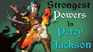 Top 10 Strongest Powers in Percy Jackson [upl. by Yeltihw]