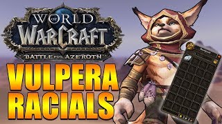 Vulpera Racials  In Game Preview  Battle for Azeroth [upl. by Perloff]