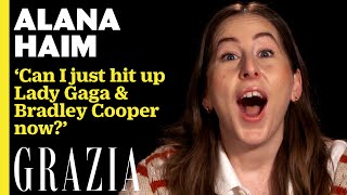 Alana Haim Wants To Collab With Lady Gaga amp Bradley Cooper And Talks Licorice Pizza [upl. by Ahsenak]