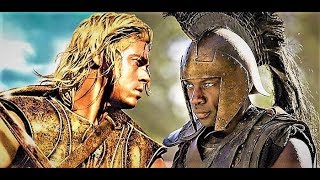 Both Fight Scenes of Achilles vs Hector TV Show and Movie HD [upl. by Celisse]