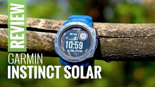 GARMIN INSTINCT SOLAR lo sportwatch per i TREKKING [upl. by Dnalyr]