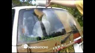 Nanotechnology Vision Protect glass coating for windscreens [upl. by Kung]