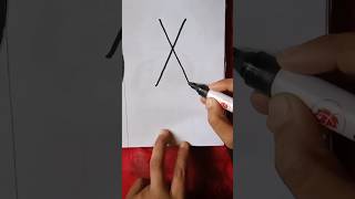 Xscissor ✂️ How to draw a scissoreasy scissors drawing [upl. by Aronson969]