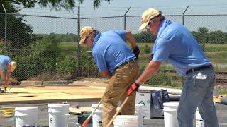 HowTo Install TPO with Fully Adhered FleeceBack Membrane  GAF Roofing [upl. by Mariele790]