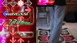 StepManiaDDR  DM Ashura  ∆MAX delta MAX boss song on soft mat Difficult [upl. by Antoinette]