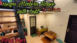 18sqm Modern House with LOFT  3rd unit done  Loft Design and ideas [upl. by Wie]