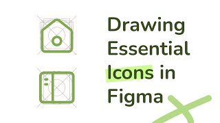 Drawing Essential Icons in Figma tutorial [upl. by Kaycee]