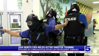 San Benito CISD focuses on communication during active shooter training [upl. by Merla833]