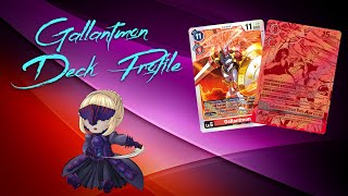 Digimon Tcg Gallantmon Deck profle 20 [upl. by Salohcin]