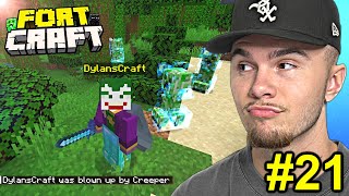 CHARGED CREEPERS EVERYWHERE FortCraft Ep21 [upl. by Opiak]