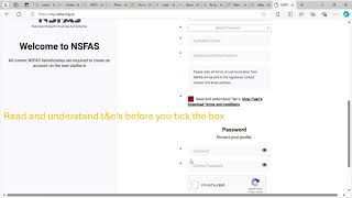 HOW TO CREATE NSFAS PROFILE EASY STEPS [upl. by Hagep567]