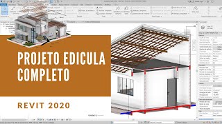 Projeto Edicula no REVIT  do ZERO a DOCUMENTAÇÃO  REVIT 2021 [upl. by Raymond528]