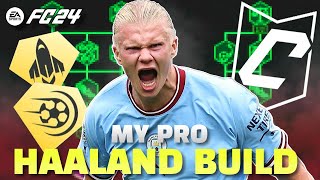 BEST LVL 100 HAALAND BUILD IN EA FC 24 Pro Clubs [upl. by Pearline713]