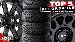 Top 5 Cheapest Wheel and Tire Packages [upl. by Auop793]