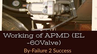 APMD in Air Brake SystemWorking of APMDAutomatic Brake cylinder Pressure Modification Device [upl. by Rodgers64]