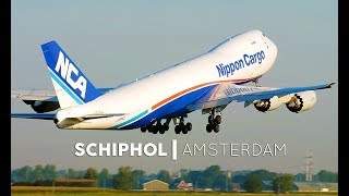 Planespotting Amsterdam Schiphol Airport HEAVY AMS  4K [upl. by Peter600]