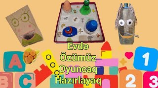 Evdə asan oyuncaq hazırlanması🪄🎁🧸🪩 [upl. by Saitam]