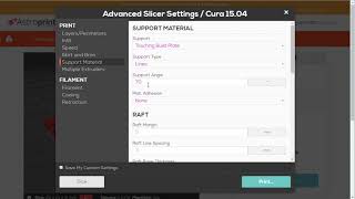 AstroPrint Design Uploader Advanced Settings [upl. by Mandi]