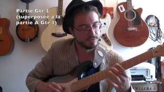 Long train running Doobies Brothers  Tuto guitare Part 22  TABS [upl. by Herr]