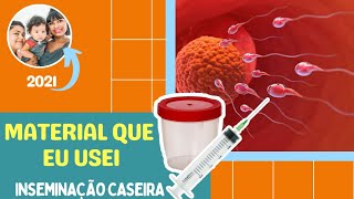 INSEMINAÇÃO HUMANA CASEIRA MATERIAIS QUE EU USO HOUSE INSEMINATION  Pimenta Cereja [upl. by Ettelohcin292]