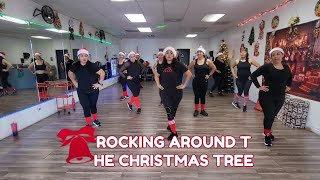 ROCKING AROUND THE CHRISTMAS TREE REMIX Cardio Fit by Miriam [upl. by Annekcm]