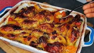 How to Make Juicy Baked Chicken Soft Juicy and Delicious Very Quick and Simple [upl. by Kucik]