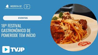 18º Festival Gastronômico tem início em Pomerode [upl. by Galan]