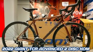 2022 GIANT TCR ADVANCED 2 DISC KING OF THE MOUNTAIN HEMATITE MEDIUM WEIGHT [upl. by Erving]