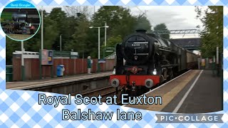 46100 Royal Scot at Euxton Balshaw lane [upl. by Johannes]