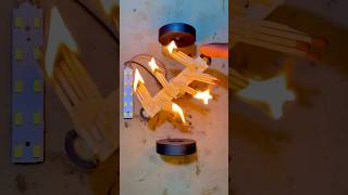 Magnet Experiment Free Energy Generator dcmotor generator magnet youtubeshorts tech [upl. by Charita694]