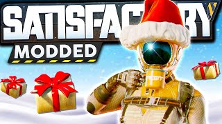 HUGE Surprise Christmas Update  Satisfactory Modded Gameplay Ep 4 [upl. by Adne]