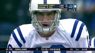 Indianapolis Colts at Seattle Seahawks Week 16 2005 [upl. by Pricilla863]