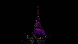 Octobre Rose octobrerose octobre rose eiffeltower toureiffel paris france night [upl. by Broddy]