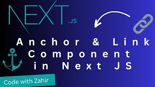 Anchor amp Link Component In Next JS  GIAIC   UrduHindi [upl. by Ellinad]