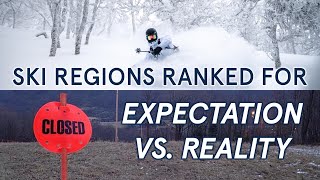 Ski Resort Regions RANKED By Reliability  Worst to Best USCanada [upl. by Yrome]