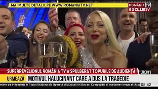 Audienţe record pentru România TV la SuperRevelionul din 2024 [upl. by Aynekat741]