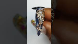 How to do foil nail art  Easy foil Nail Design [upl. by Ash133]