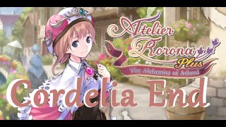 Atelier Rorona Plus NG Ep 131 Cordelia Ending PS3 [upl. by Martie175]