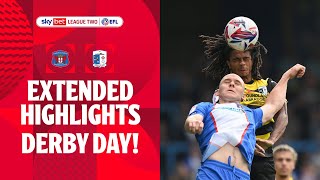 CUMBRIA DERBY  Carlisle United v Barrow extended highlights [upl. by Nancee499]