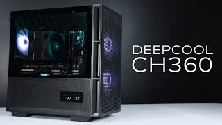 Midrange PC Build in the Deepcool CH360 Digital  All AMD Air Cooled Build [upl. by Asiel]