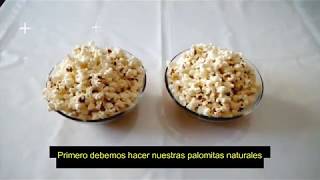 COMO hacer PALOMITAS de CARAMELO con AZÚCAR  fáciles y ricas [upl. by Nnaillek746]