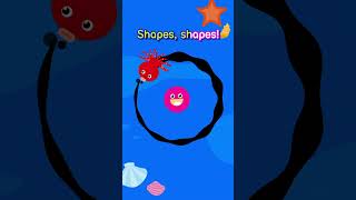 Shapes Song  Nursery Rhymes  🟣 Circle 🔺Triangle 🟨 Square  Shapes Name in English [upl. by Hannis]