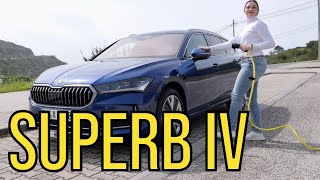 2024 Skoda Superb Combi iV Unterwegs mit über 100 elektrischen Kilometern  Autophorie [upl. by Yannodrahc]