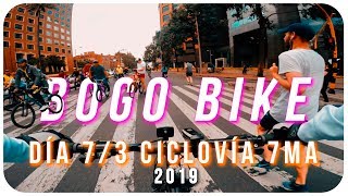 🤘🏼Ciclovía por la Séptima Bogotá Día 7 parte 3 🚴🏼 [upl. by Ellitnahc]