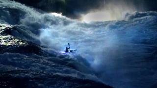 Nighttime kayaking down waterfalls  Rheinfall by Night [upl. by Rostand]