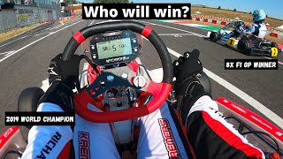 POV A Track Day With Daniel Ricciardo In KZ Karts [upl. by Maro]