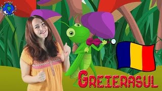 Greierasul  Cricket Song in Romanian  World Kids Action Songs [upl. by Eloken]